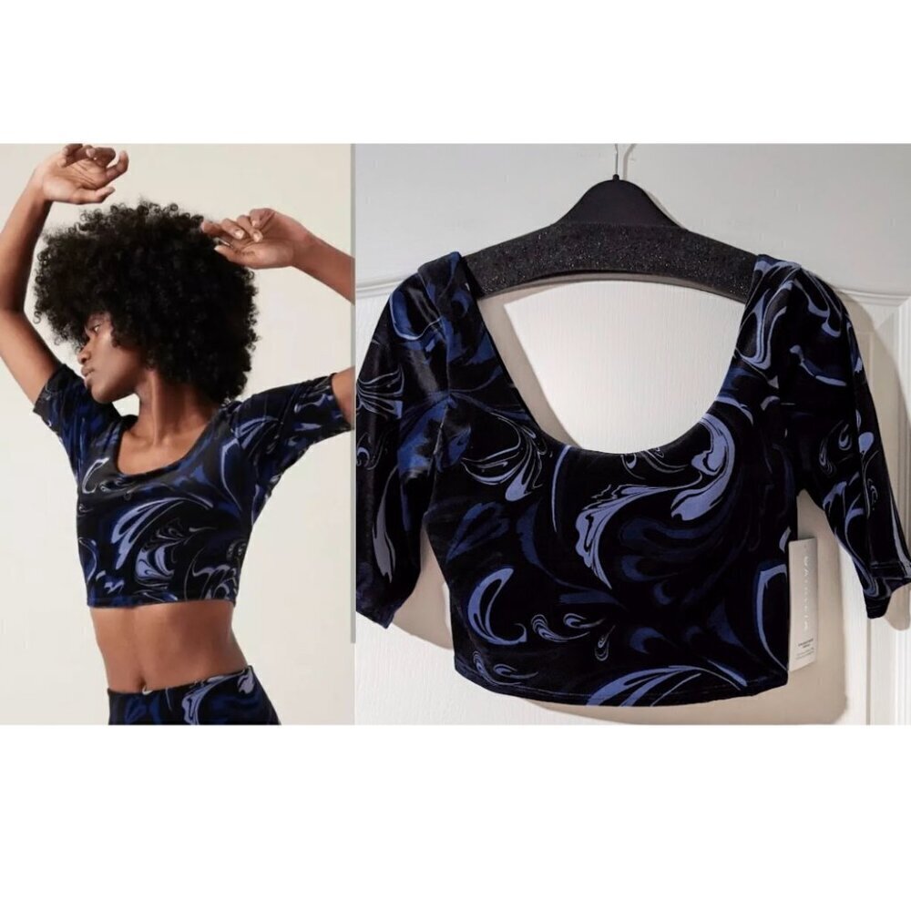NWT Athleta | Exhilarate Velvet Crop A-C